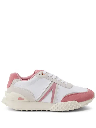 Lacoste L-spin Panelled Trainers In White
