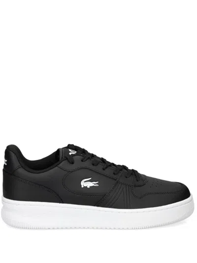 Lacoste L001 Leather Sneakers In Black
