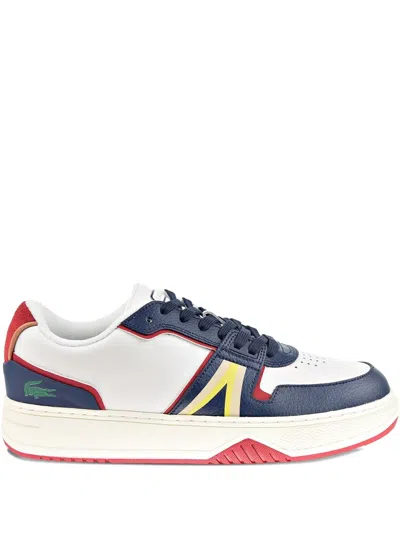 Lacoste L001 Panelled Low-top Sneakers In White
