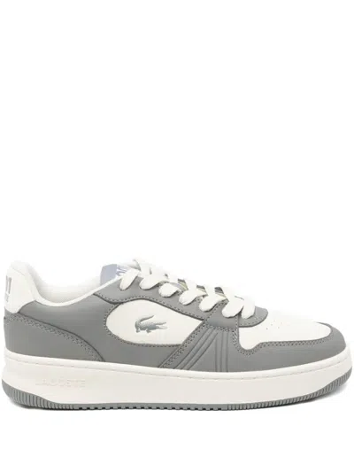Lacoste L001 Set Leather Trainers In Gray