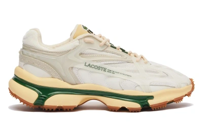 Pre-owned Lacoste L003 2k24 High Snobiety In Off White/green