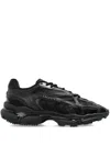 Lacoste L003 2k24 Textured Lace-up Sneakers In Black