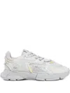 Lacoste L003 Mesh-panelled Chunky Sneakers In Gray