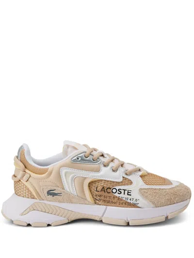 Lacoste L003 Neo Mesh Trainers In Neutrals