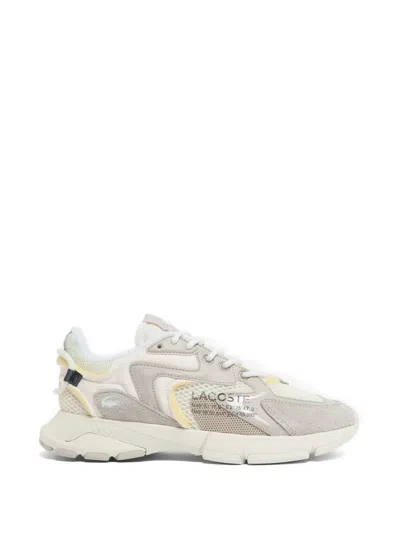 Lacoste L003 Neo Shot Lace-up Sneakers In Neutral