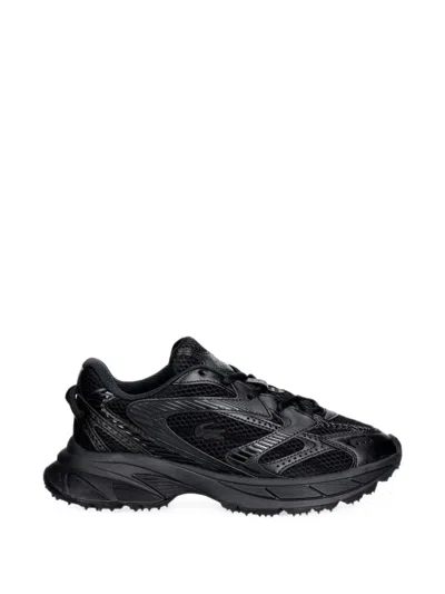 Lacoste L003 Neo Shot Panelled Mesh Sneakers In Black