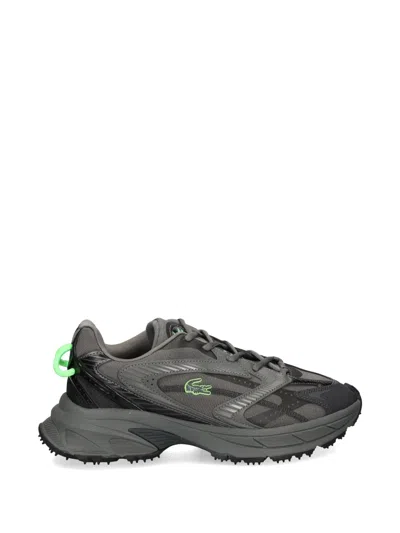 Lacoste L003 Neo Shot Utl Logo Detail Sneakers In Gray