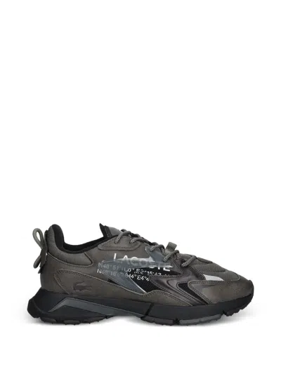 Lacoste L003 Neo Tech Logo Lace-up Sneakers In Gray