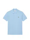 Lacoste Mens Classic Pique Polo In Blue