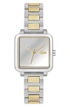 Lacoste L.12.12 Leap Bracelet Watch, 26mm X 26mm In Gold