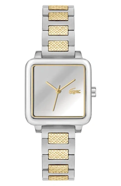 Lacoste L.12.12 Leap Bracelet Watch, 26mm X 26mm In Gold