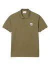 Lacoste L.12.12 Logo-embroidered Polo Shirt In Green