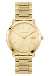 Lacoste L.12.12 Metropole Bracelet Watch, 39mm In Gold
