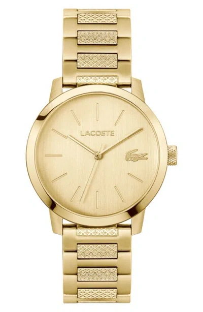 Lacoste L.12.12 Metropole Bracelet Watch, 39mm In Gold