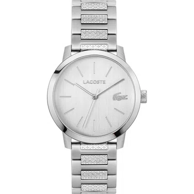 Lacoste L.12.12 Metrople Bracelet Watch, 39mm In Silver