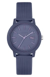 Lacoste L.12.12 Silicone Strap Watch, 36mm In Purple