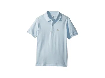 Lacoste L1812 Short Sleeve Classic Pique Polo (toddler/little Kids/big Kids) Boy's Short Sleeve Pullover Ril In Blue