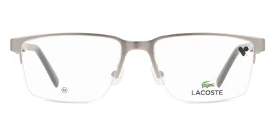 Lacoste L2279 Men's Glasses, Grey, Size 55 In Gray