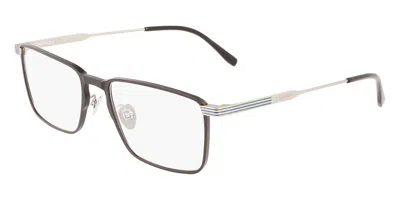 Lacoste Demo Square Men's Eyeglasses L2285e N 002 54 In Metallic