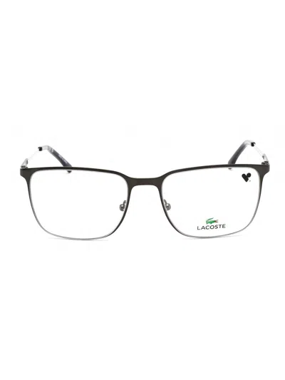 Lacoste L2287 Eyeglasses In 021 - Matte Dark Grey / Clear Lens