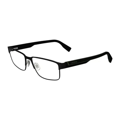 Lacoste L2298 N Matte Mini Eyeglasses With Clear Demo Lens In Black
