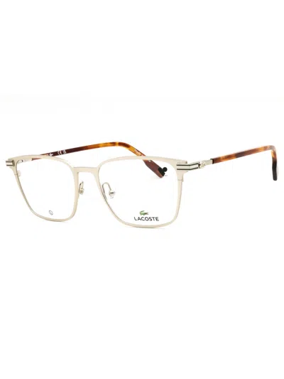Lacoste L2301 Eyeglasses In 045 - Silver/clear Demo Lens