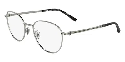 Lacoste L2312 N 045 Occhiali Da Vista Argentati Per Uomo (solo Montatura) In Silver