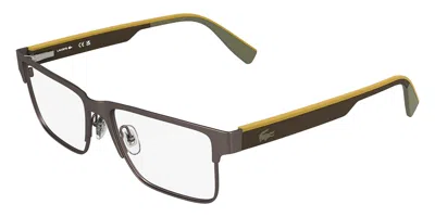 Lacoste L2318 264 Occhiali Da Vista Grigi Per Uomo (solo Montatura) In Multi