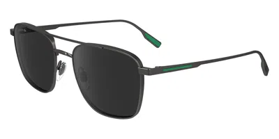 Lacoste L261s 035 Men's Sunglasses Gunmetal Size 55 In Multi