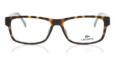 Lacoste L2707 On Men's Glasses, Tortoiseshell, Size 53 In Brown