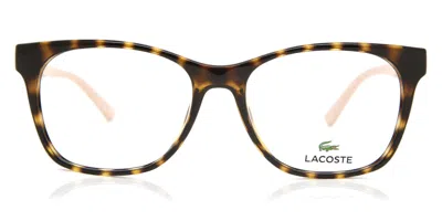Lacoste L2767 Men's Glasses, Tortoiseshell, Size 54 In Brown