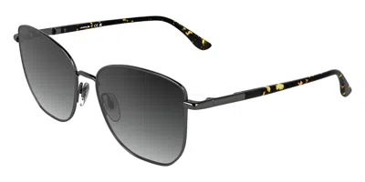 Lacoste L276s 039 Women's Sunglasses Gunmetal Size 56 In Gray