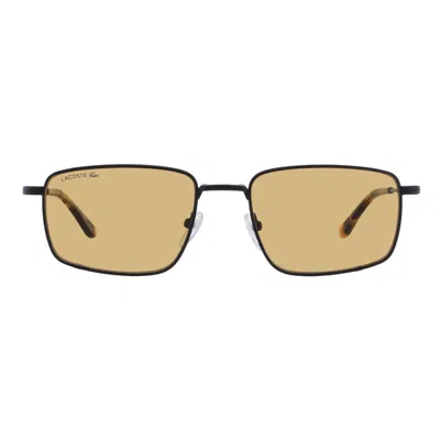 Lacoste L277s002 Rectangle Full Rim Sunglasses In Black