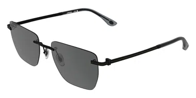 Lacoste L282s 002 Men's Sunglasses Black Size 55 In Gray