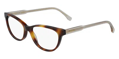 Lacoste L2850 Women's Glasses, Tortoiseshell, Size 53 In Brown