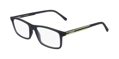 Lacoste Demo Rectangular Unisex Eyeglasses L2858 N 024 54 In Black