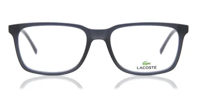 Lacoste L2859 024 Men's Glasses Grey Size 57 - Free Lenses - Blue Light Block Available In Purple