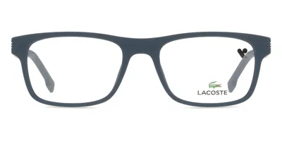 Lacoste L2886 N 401 Men's Glasses Blue Size 55 - Free Lenses - Blue Light Block Available In Gray