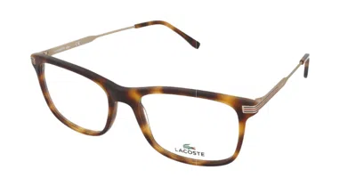 Lacoste L2888 Men's Glasses, Tortoiseshell, Size 55 In Brown