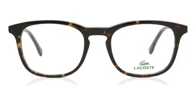 Lacoste L2889 Men's Glasses, Tortoiseshell, Size 52 In Brown