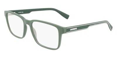 Lacoste L2895 Men's Glasses, Green, Size 55