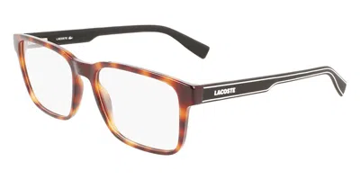 Lacoste L2895 Men's Glasses, Tortoiseshell, Size 55 In Brown