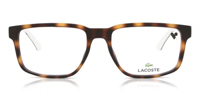 Lacoste L2912 Men's Glasses, Tortoiseshell, Size 54 In Brown