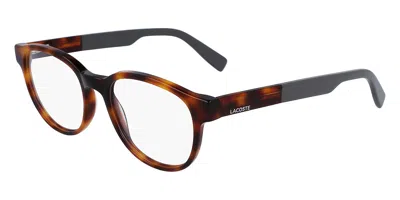 Lacoste L2921 Men's Glasses, Tortoiseshell, Size 52 In Brown