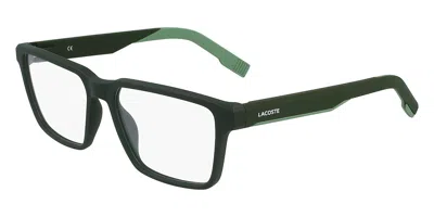 Lacoste L2924 300 Men's Glasses Green Size 56 - Free Lenses - Blue Light Block Available In Purple