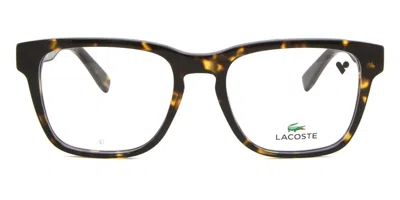 Lacoste L2932 Men's Glasses, Tortoiseshell, Size 53 In Brown