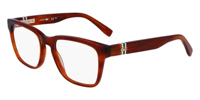 Lacoste L2932 Men's Glasses, Tortoiseshell, Size 53 In Brown