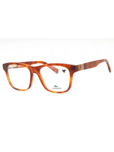 Lacoste L2933 Rectangular Eyeglasses - Unisex Design In Brown
