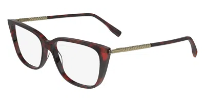 Lacoste L2939 Women's Glasses, Tortoiseshell, Size 54 In Red