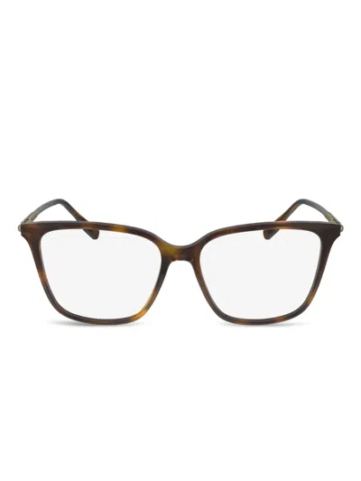 Lacoste L2940 Tortoiseshell Rectangle Glasses In Metallic